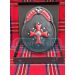 Black & Red Leather Crusader Hunting Sporran