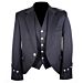 Black Argyll Jacket And Waistcoat