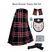 Black Stewart Tartan Kilt Set