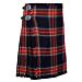 Black Stewart Tartan Kilt