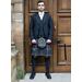 Black Tweed Jacket Formal Kilt Outfit