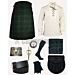 Black Watch Tartan Kilt With Accessories Deal