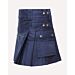 Blue Utility Kilt For Women