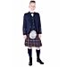 Boys Navy Crail Jacket Formal Kilt Outfit