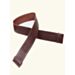 Brown Embossed Leather Kilt Belt