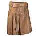 Brown Leather Premium Utility Kilt