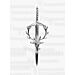 Celtic Silver Stag Head Kilt Pin