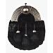Black Rabbit Fur Dress Sporran Antique Cantle