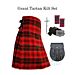 Grant Tartan Kilt Set