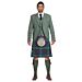 Isle Of Skye Tartan Green Premium Argyll Kilt Outfit