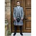 Grey Tweed Jacket Formal Kilt Outfit
