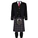 Hebridean Heather Black Jacket Kilt Outfit