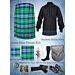 Jones Clan Tartan Casual Kilt Outfit
