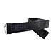 Lion Embossed Black Leather Kilt Belt