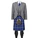 Morton Light Grey Tweed Jacket Kilt Outfit