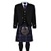 Scottish Thistle Black Jacket Kilt Outfit