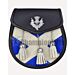 Scottish Flag Leather Sporran