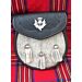 White Thistle Badge Semi Dress Sporran