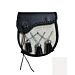 Semi Dress White Cowhide Flap Shape With Chain Belt