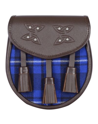 Blue Ramsay Tartan Sporran