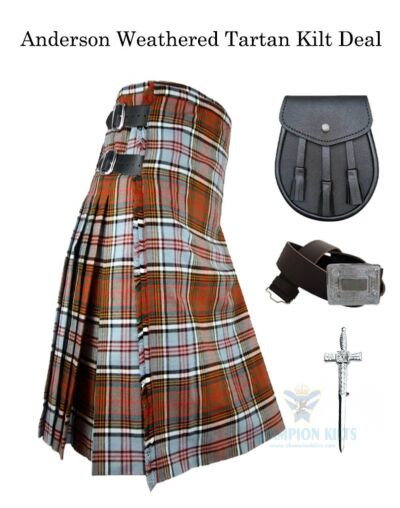 Anderson Weathered Tartan Kilt Deal