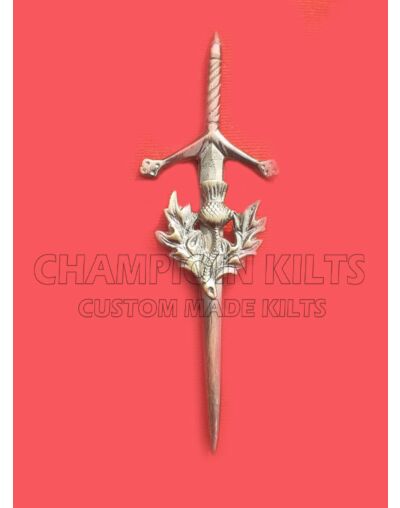 Antique Thistle Kilt Pin