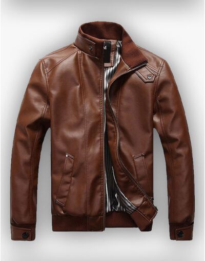 Brown Leather Jacket For Men