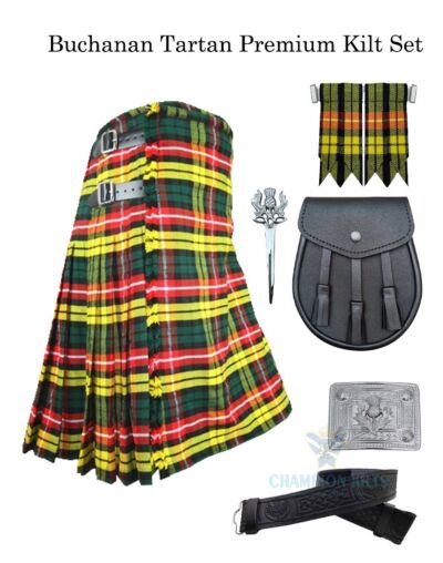 Buchanan Tartan Premium Kilt Set