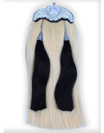 Horse Hair Sporran Chrome Cantle Original
