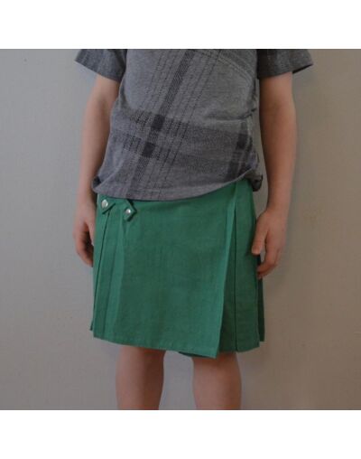 Toddler Box Kilt Silver Snap