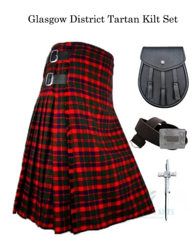 Glasgow District Tartan Kilt Set