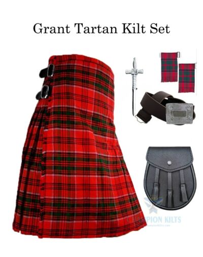 Grant Tartan Kilt Set