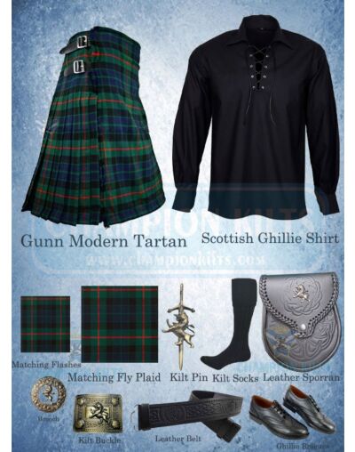 Gunn Modern Tartan Kilt Outfit