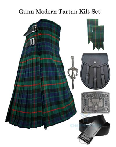 Gunn Modern Tartan Kilt Set