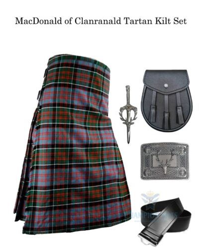 MacDonald of Clanranald Tartan Kilt Set