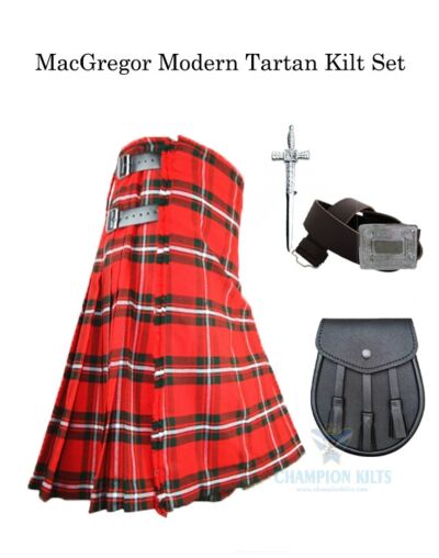 MacGregor Modern Tartan Kilt Set