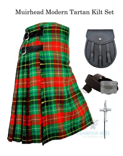 Muirhead Modern Tartan Kilt Set