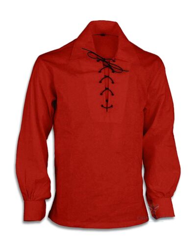Traditional Red Ghillie Shirt