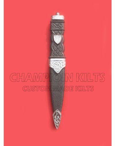 Stunning Glen Esk Celtic Knot Dress Pip Top Sgian Dubh