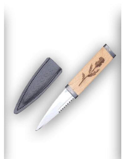 Traditional Scottish OAK Sgian Dubh Knife