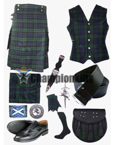 Black Watch Tartan Kilt Deal